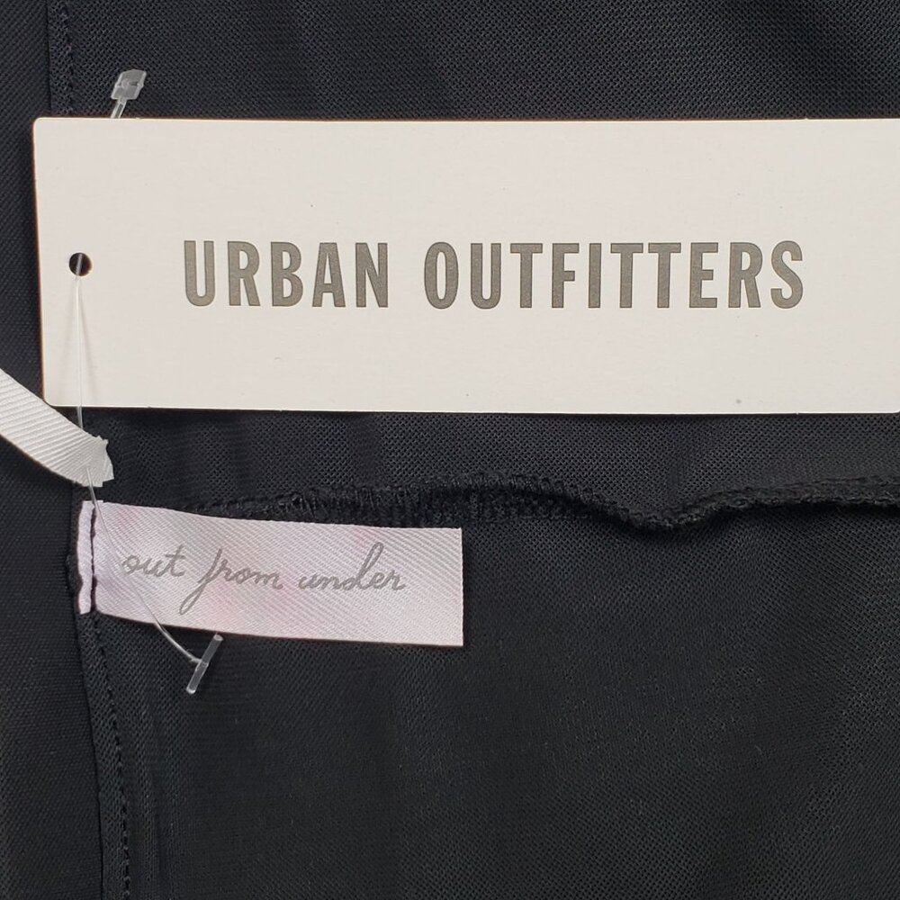 UO x Out From Under Cammy Ruffle Trim Micro Skort Womens Sz Small Tap Shoe Black - Picture 3 of 16